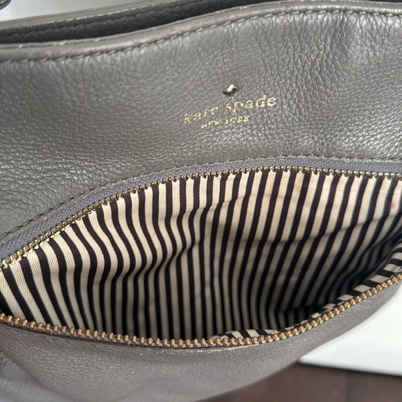 Kate Spade Gray Leather Crossbody - Picture 4 of 4